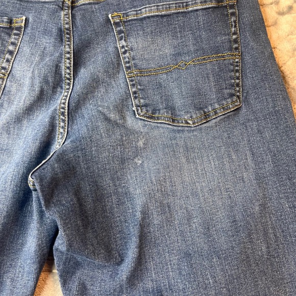Lucky Brand 221 Straight Mens Blue Denim Jeans 40x30 7MBJ001 - Picture 11 of 12